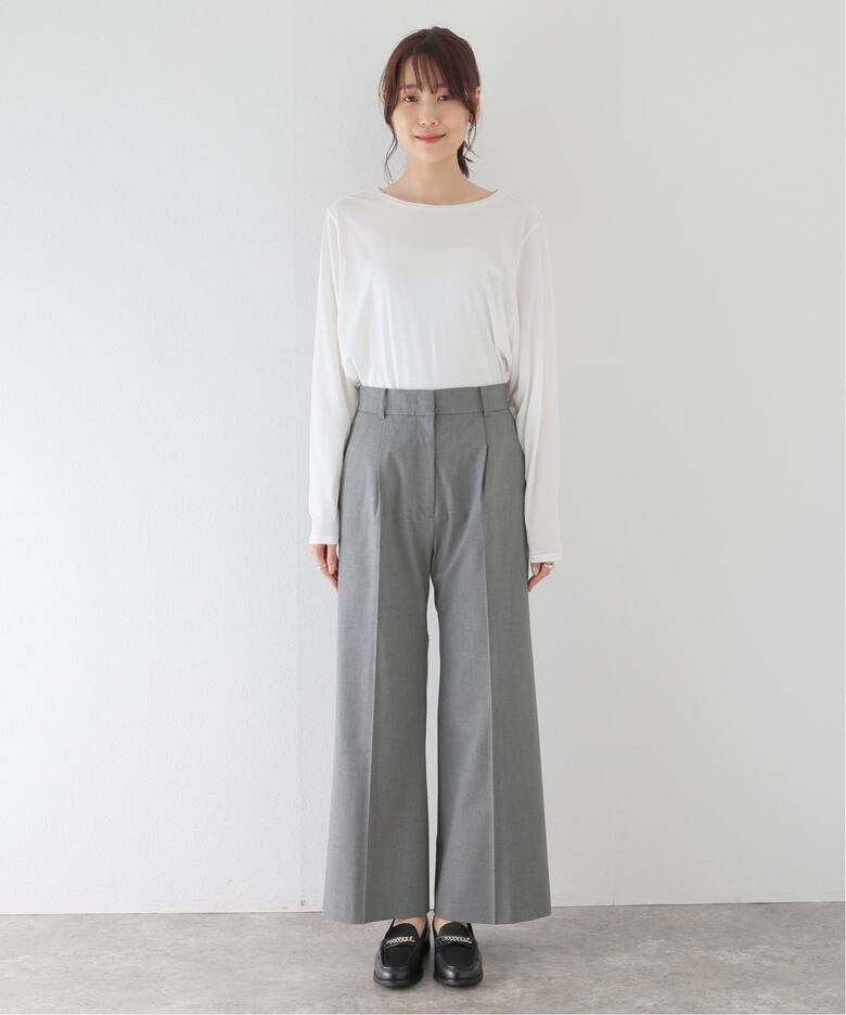 KIVANG ワイドスラックス（スラックス）｜SLOBE IENA（スローブ  