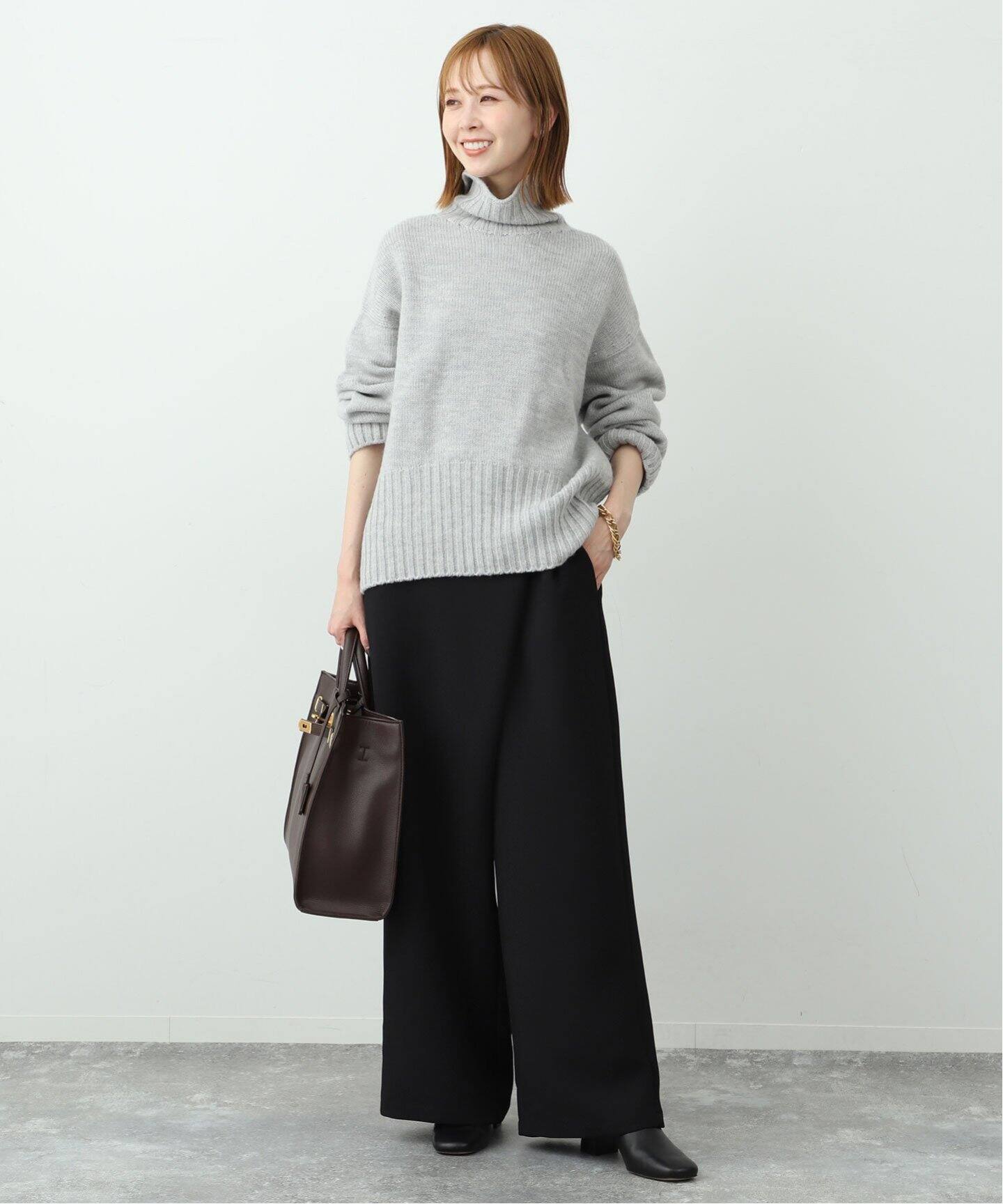 オーバータックワイドパンツ（スラックス）｜SLOBE IENA（スローブ  