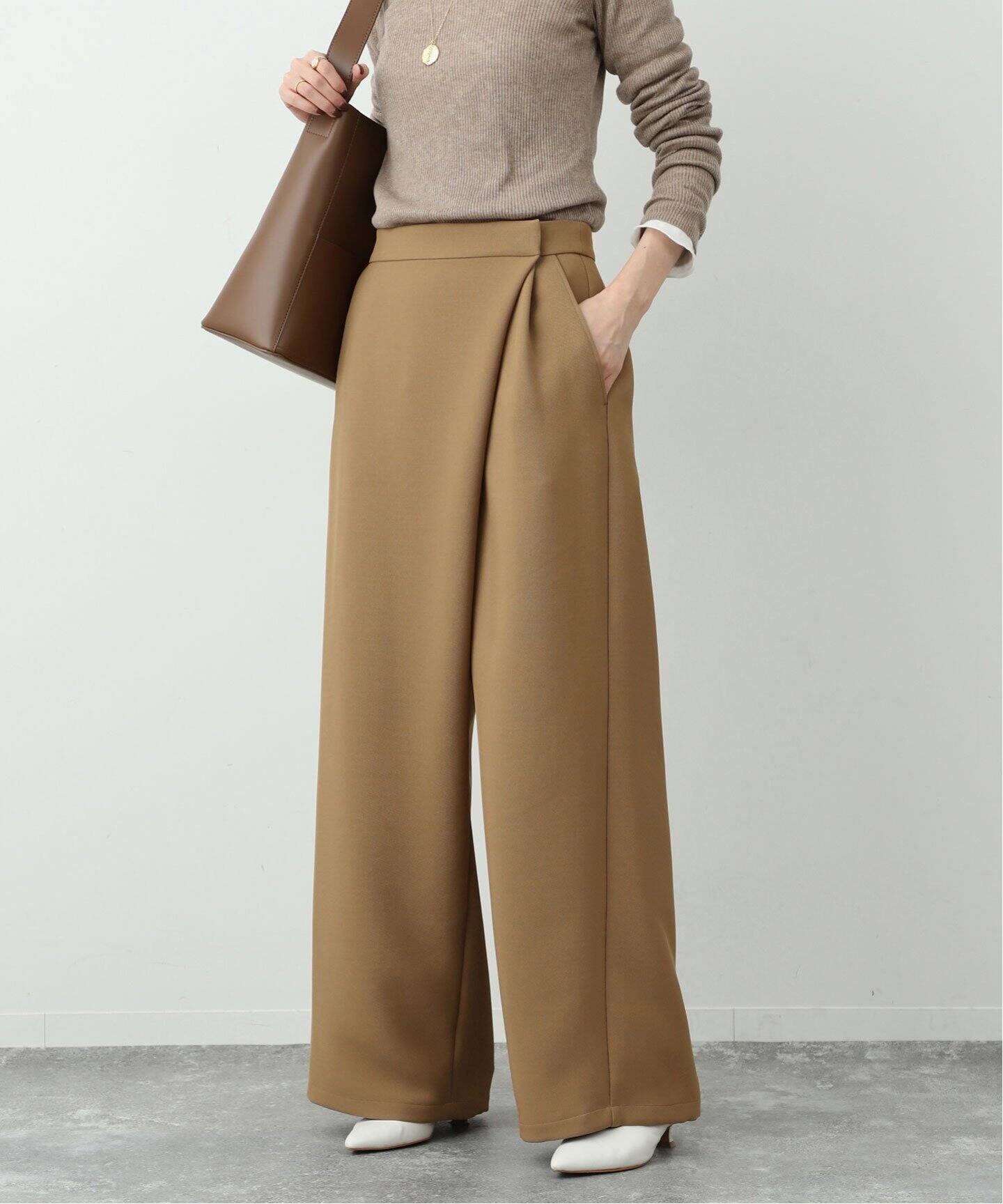 オーバータックワイドパンツ（スラックス）｜SLOBE IENA（スローブ  