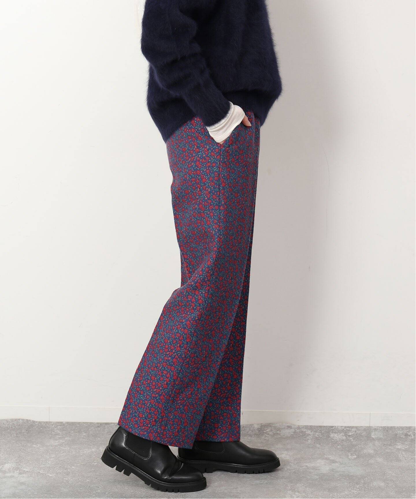 フラワージャガードパンツ（その他パンツ）｜SLOBE IENA（スローブ 