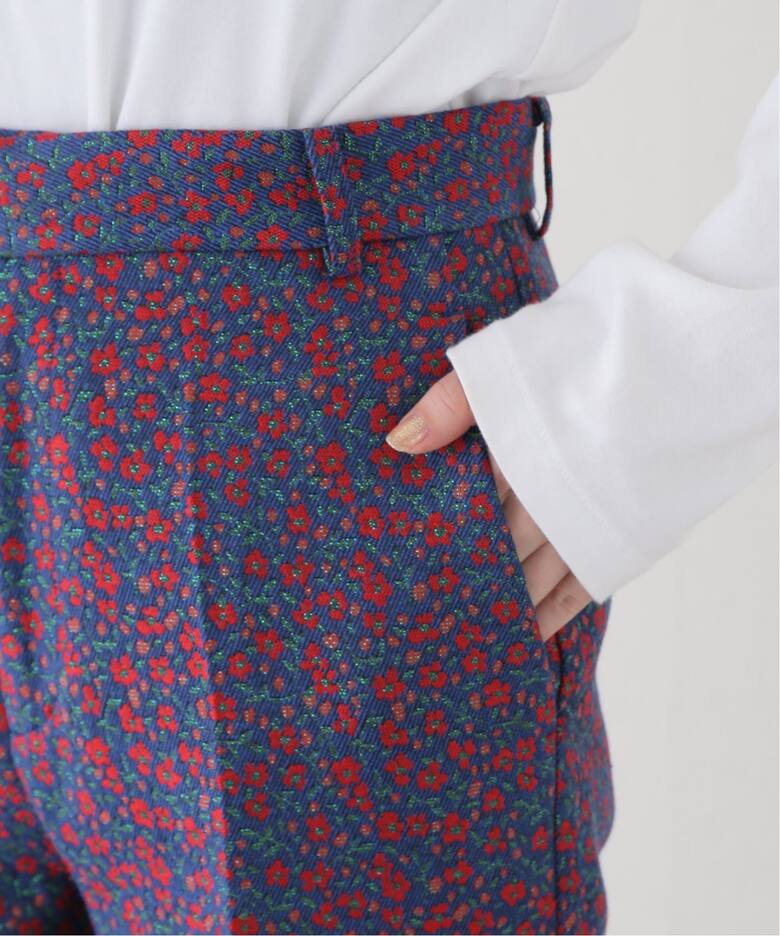 フラワージャガードパンツ（その他パンツ）｜SLOBE IENA（スローブ 