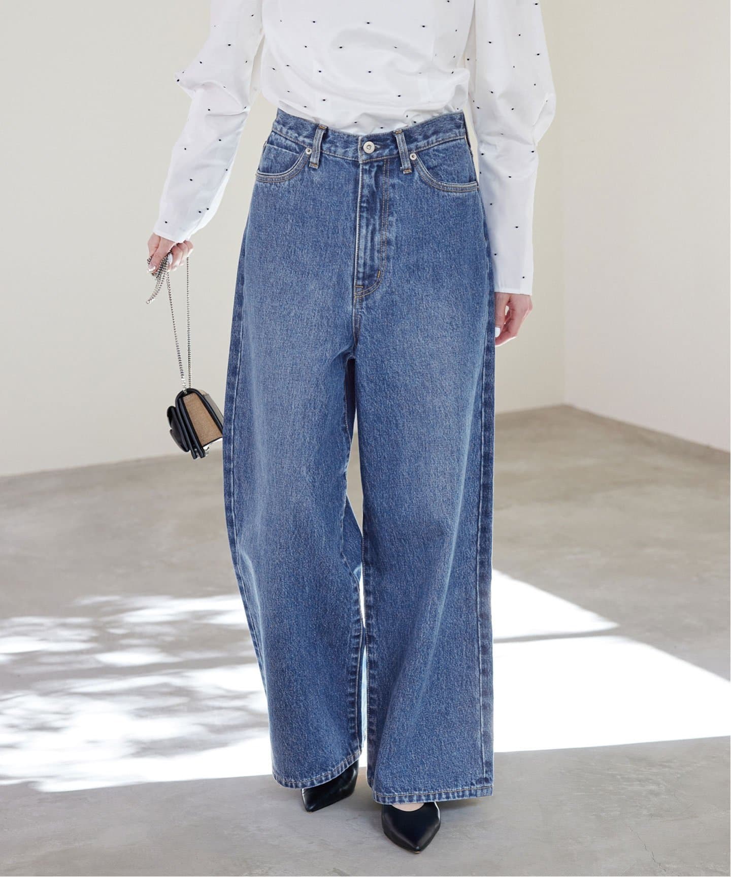 追加》LE DENIM バギーパンツ（デニムパンツ・ジーンズ）｜SLOBE