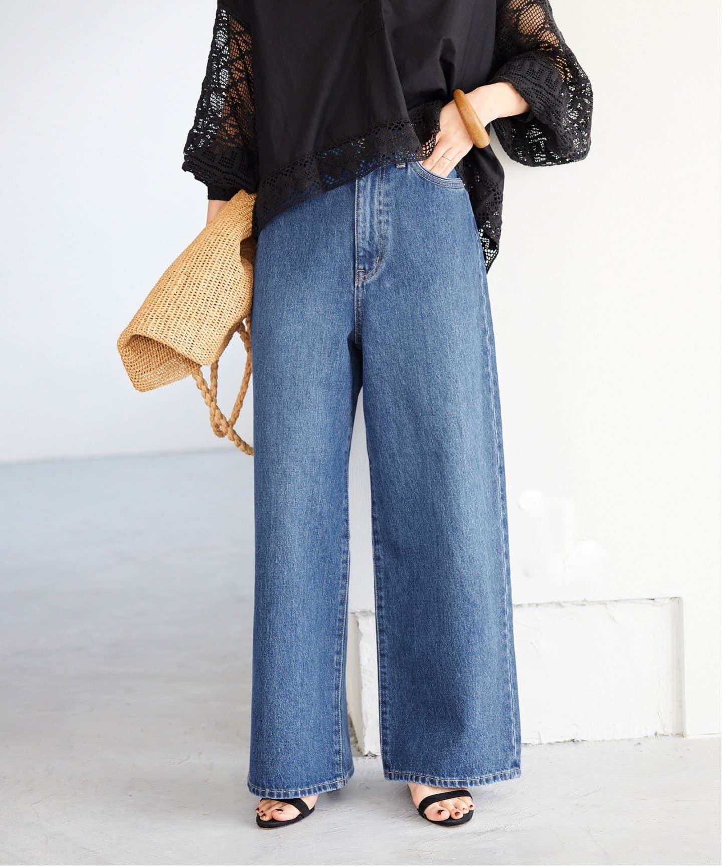 LE DENIMバギーパンツ（デニムパンツ・ジーンズ）｜SLOBE IENA
