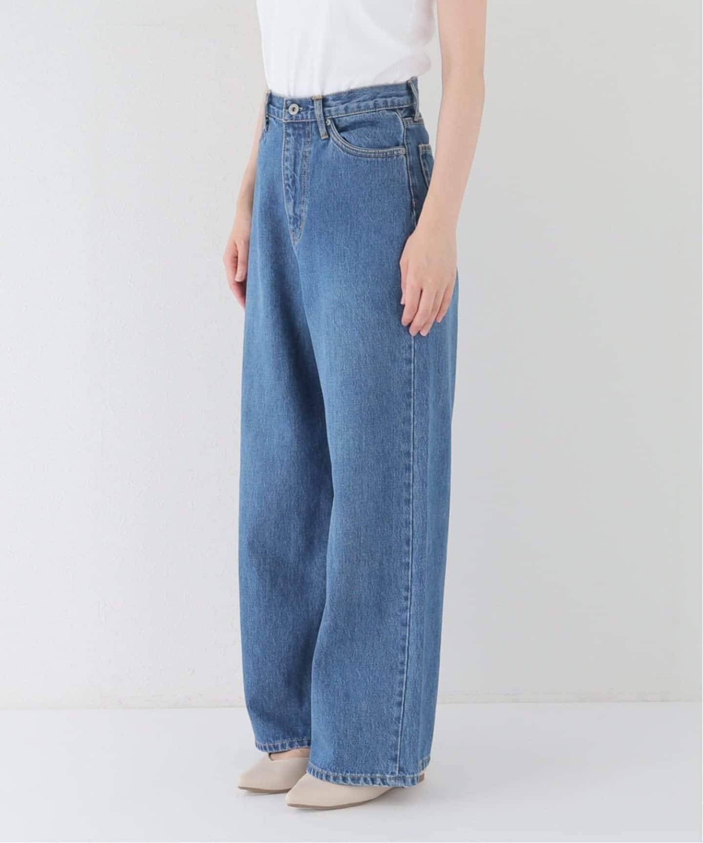 SLOBE IENA LE DENIM バギーパンツ 38 ブルーA LE DENIM ルーズバギーパンツ | スローブ イエナ(SLOBE IENA