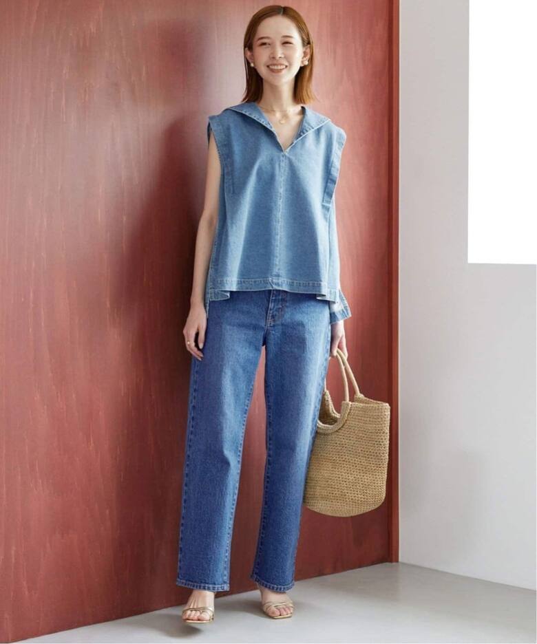 追加3》LE DENIM ストレートパンツ（デニムパンツ・ジーンズ）｜SLOBE 