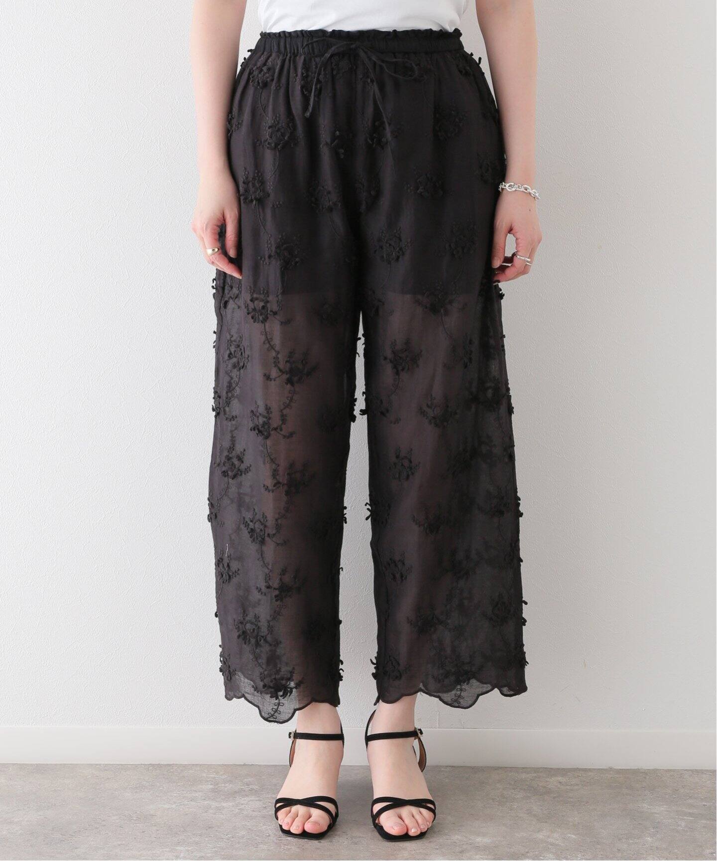 crinkle crinkle crinkle】3D embroidery easy パンツ（その他パンツ  