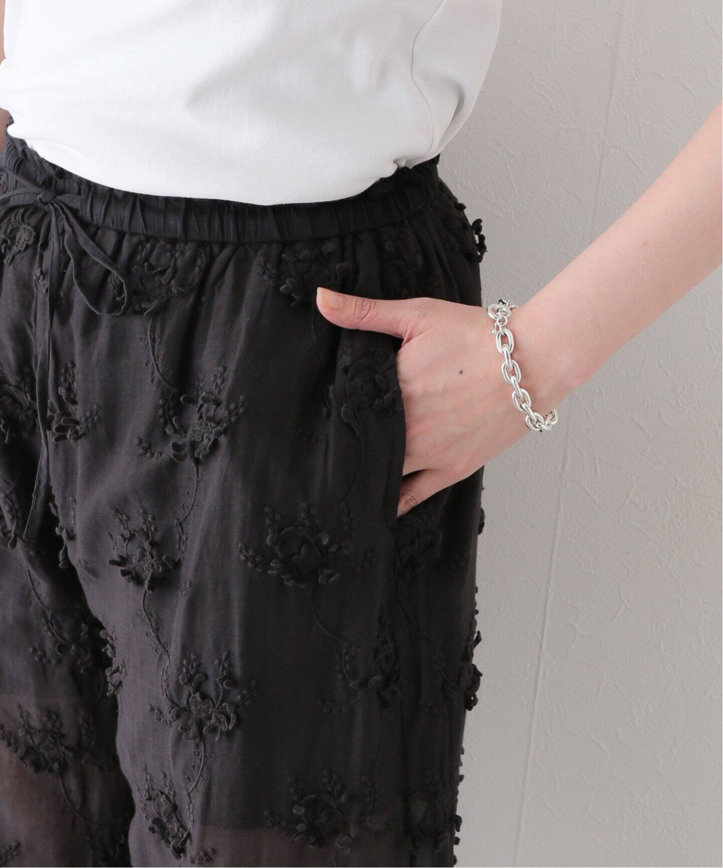 crinkle crinkle crinkle】3D embroidery easy パンツ（その他パンツ 