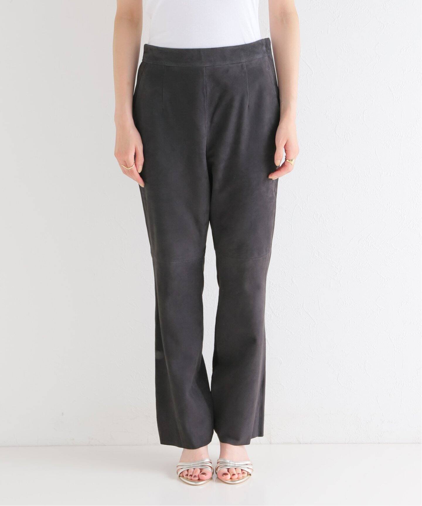 IENA LA BOUCLE ゴートスエードパンツ（その他パンツ）｜IENA（イエナ  