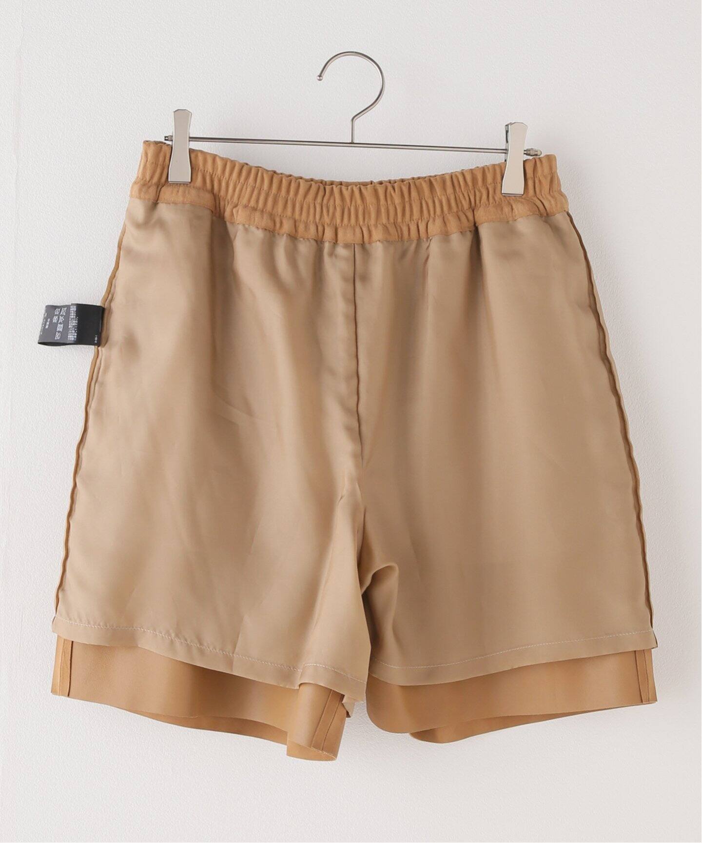 IENA LA BOUCLE GOAT SUEDE ショートパンツ（ショート・ハーフパンツ 