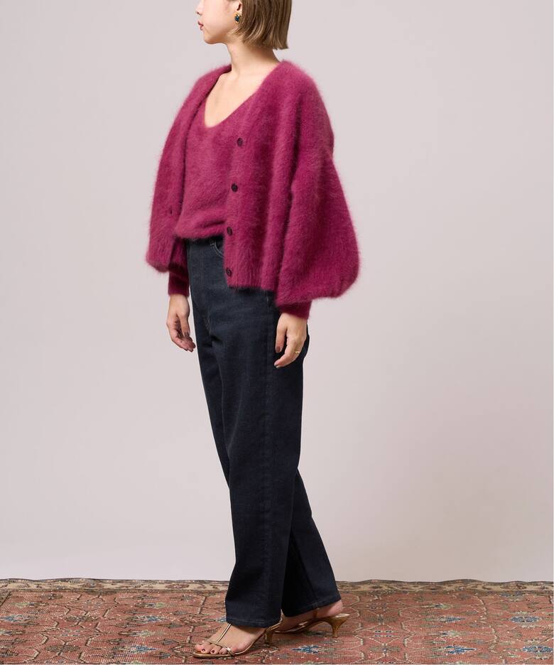 追加》IENA LA BOUCLE デニムペグトップパンツ2（デニムパンツ  