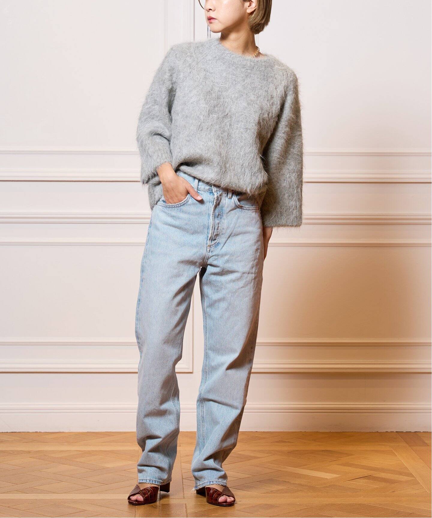 AGOLDE/エーゴールドイー】MID RISE LOOSE FIT デニムパンツ（デニム  