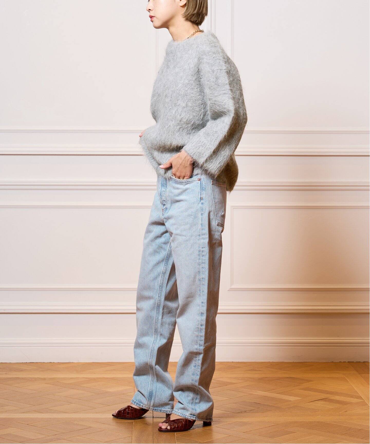 AGOLDE/エーゴールドイー】MID RISE LOOSE FIT デニムパンツ（デニム 