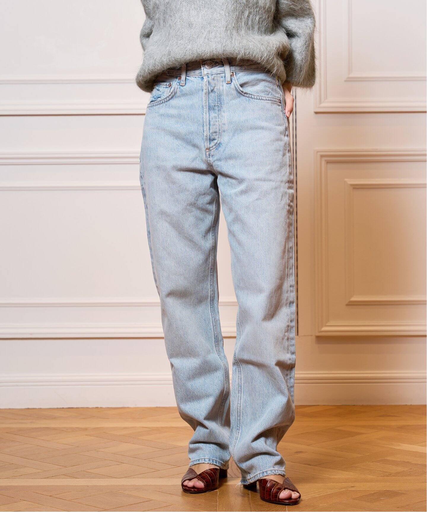 AGOLDE/エーゴールドイー】MID RISE LOOSE FIT デニムパンツ（デニム 