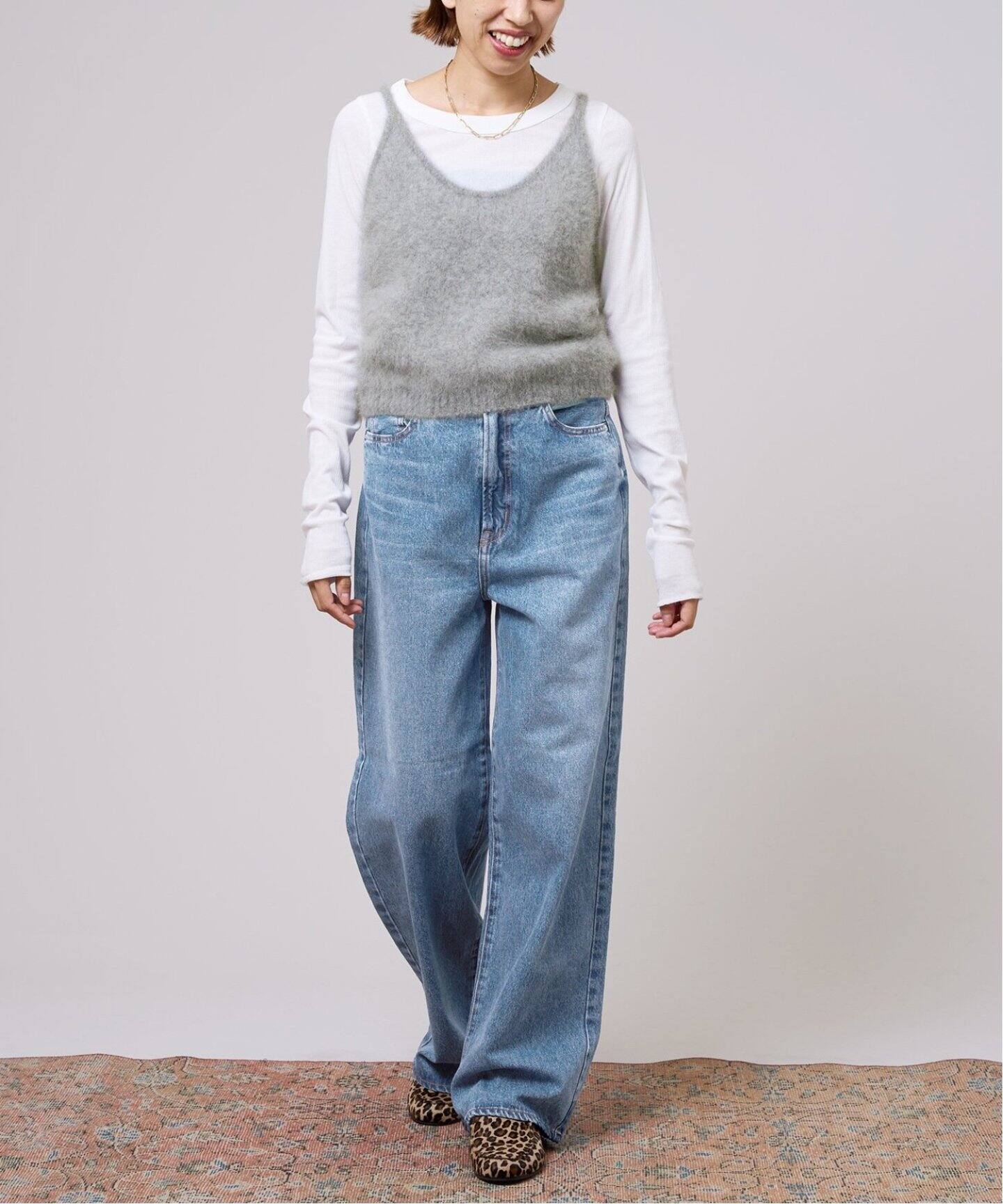 NEEDBY heritage/ニードバイヘリテージ】LUNA 80s MD BLUE デニム  