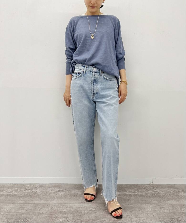追加》【AGOLDE/エーゴールドイー】90s crop デニムパンツ4（デニム 