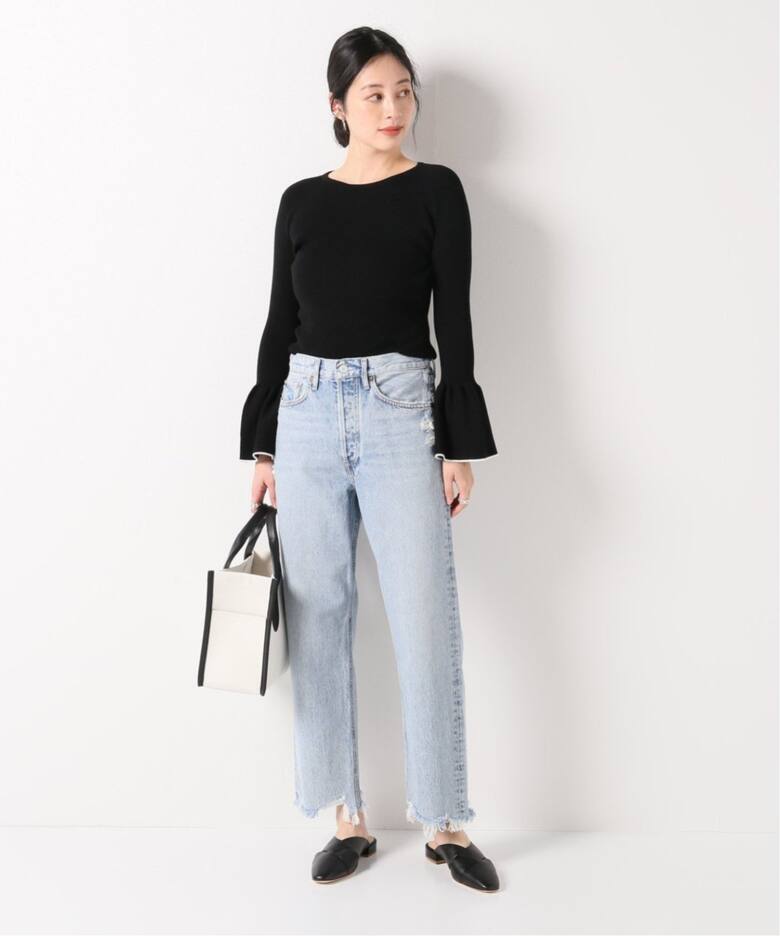 追加》【AGOLDE/エーゴールドイー】90s crop デニムパンツ4（デニム 