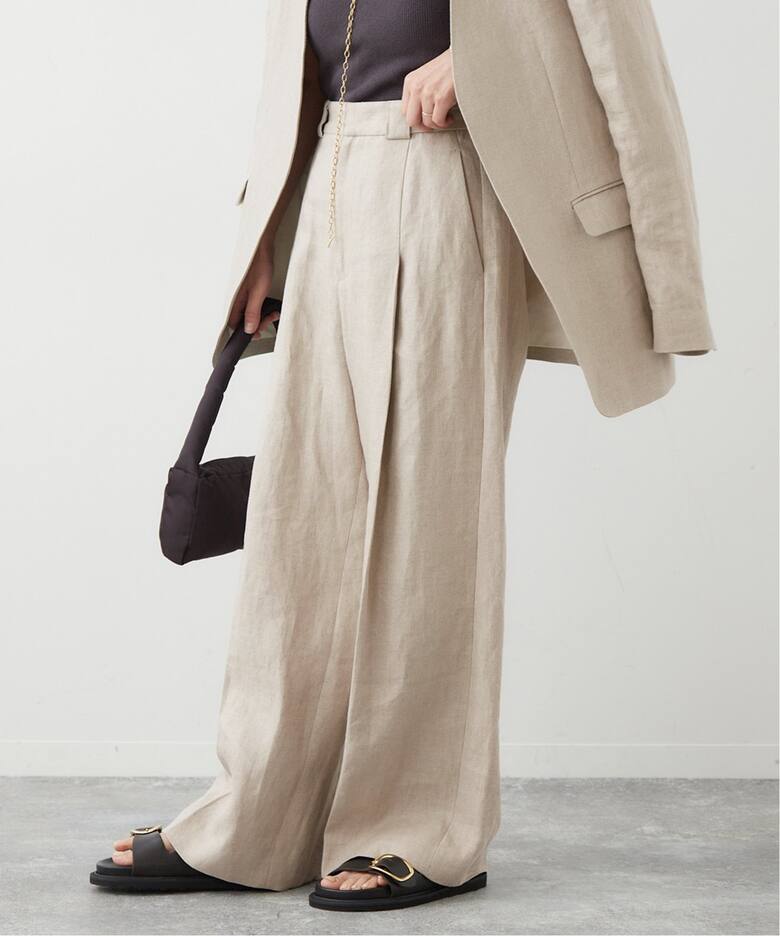 One Tuck Wide パンツ（その他パンツ）｜Plage（プラージュ）の通販  