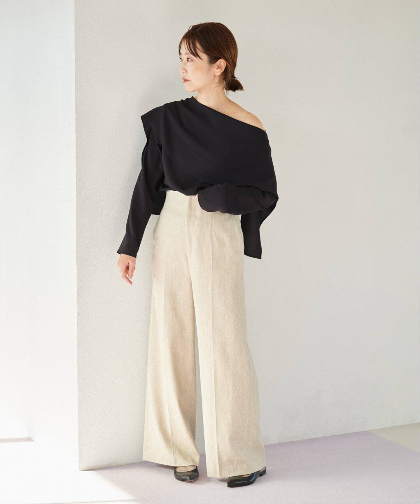 Slab High Waisted パンツ（スラックス）｜Plage（プラージュ）の通販  