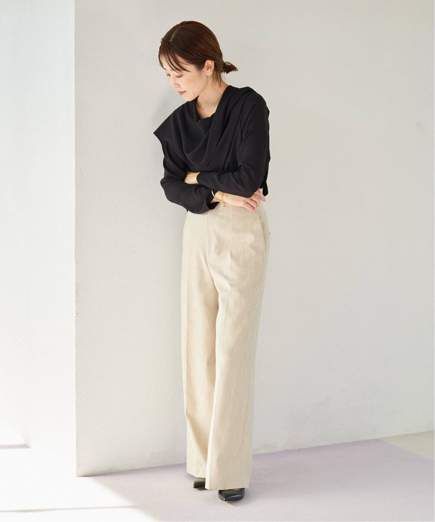 Slab High Waisted パンツ（スラックス）｜Plage（プラージュ）の通販  