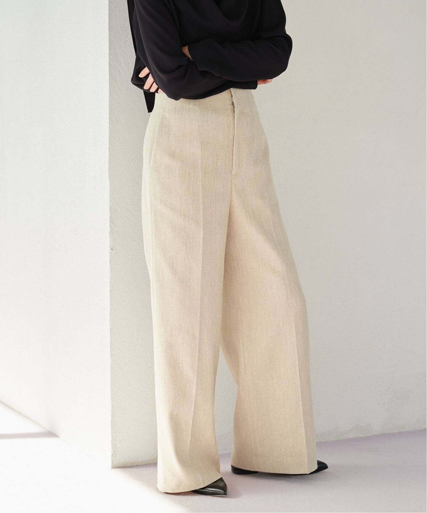 Slab High Waisted パンツ（スラックス）｜Plage（プラージュ）の通販 