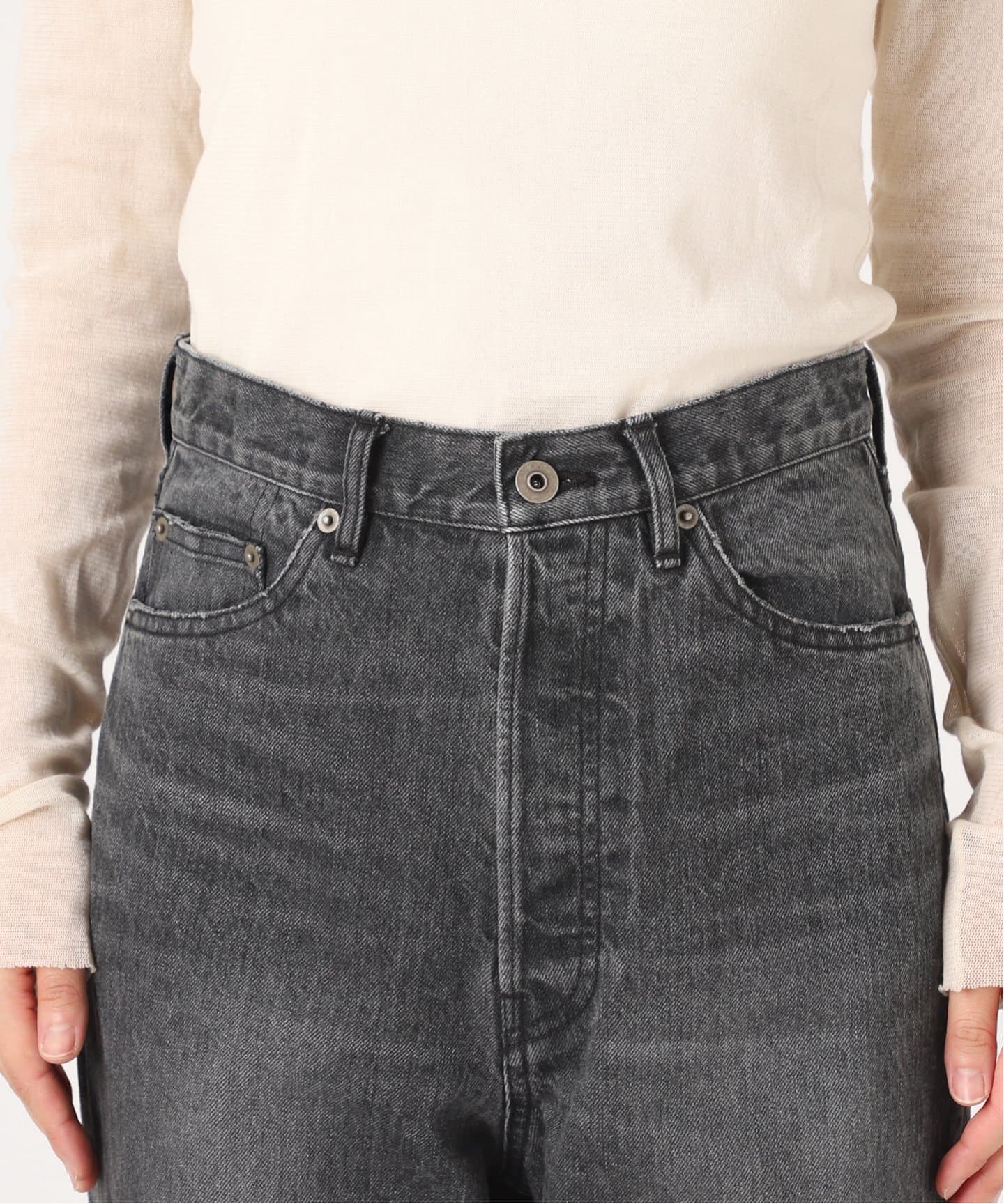 追加》Semi Flared デニムパンツ（デニムパンツ・ジーンズ）｜Plage