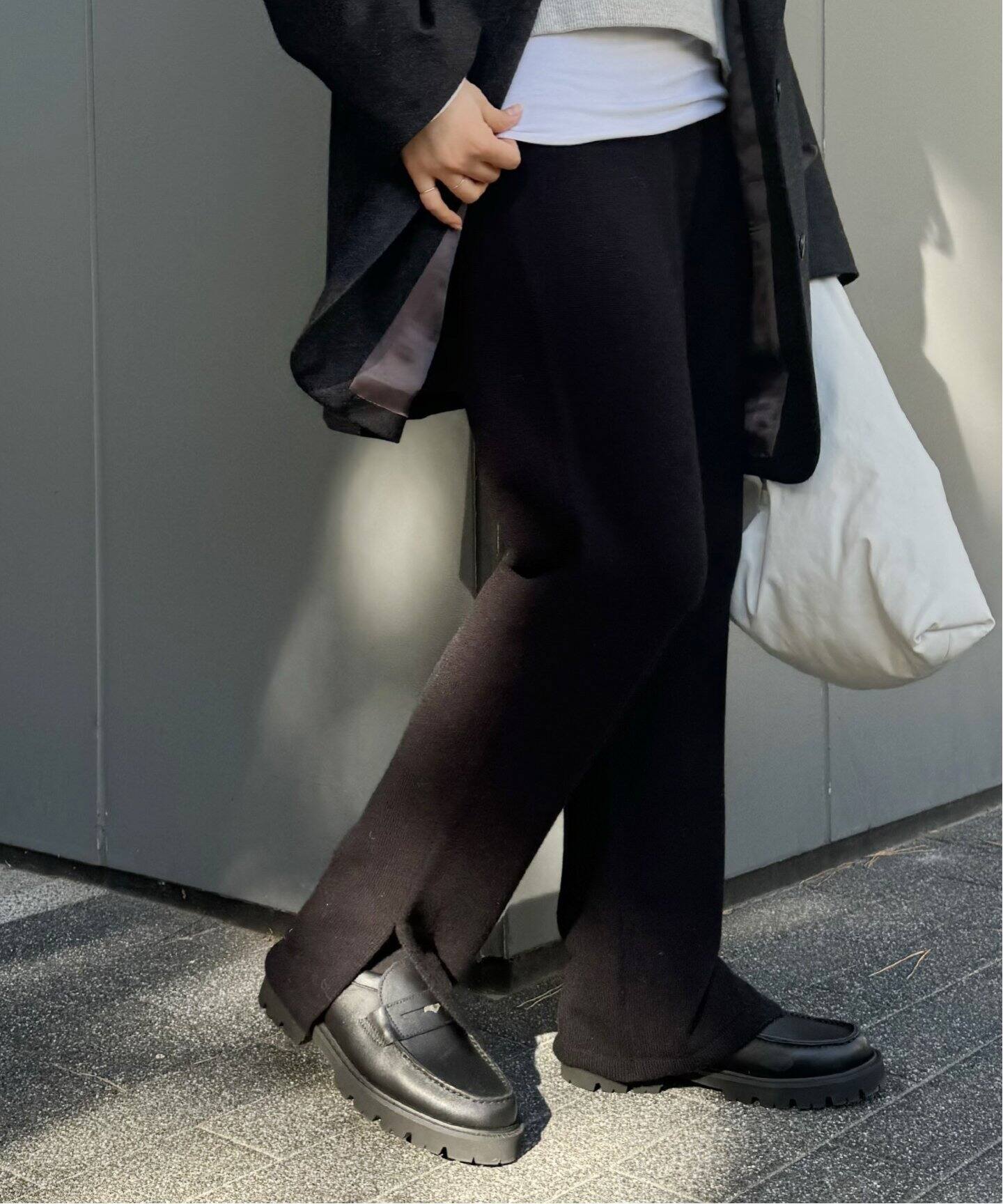 FINEWOOL KNIT スラックス（その他パンツ）｜Plage（プラージュ）の  