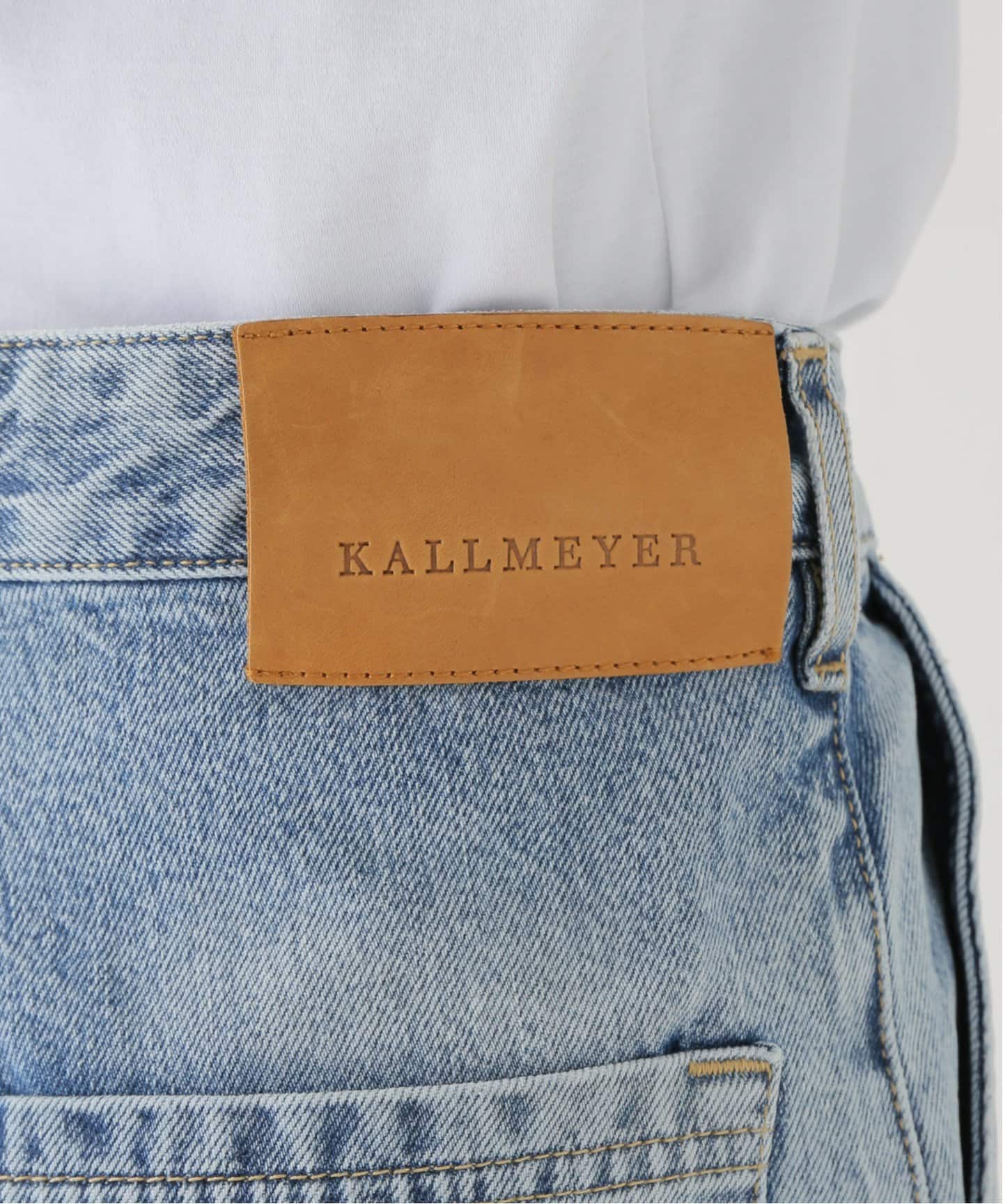 KALLMEYER/カルメイヤー】WIDE LEG COLUMN JEANS デニム（デニム