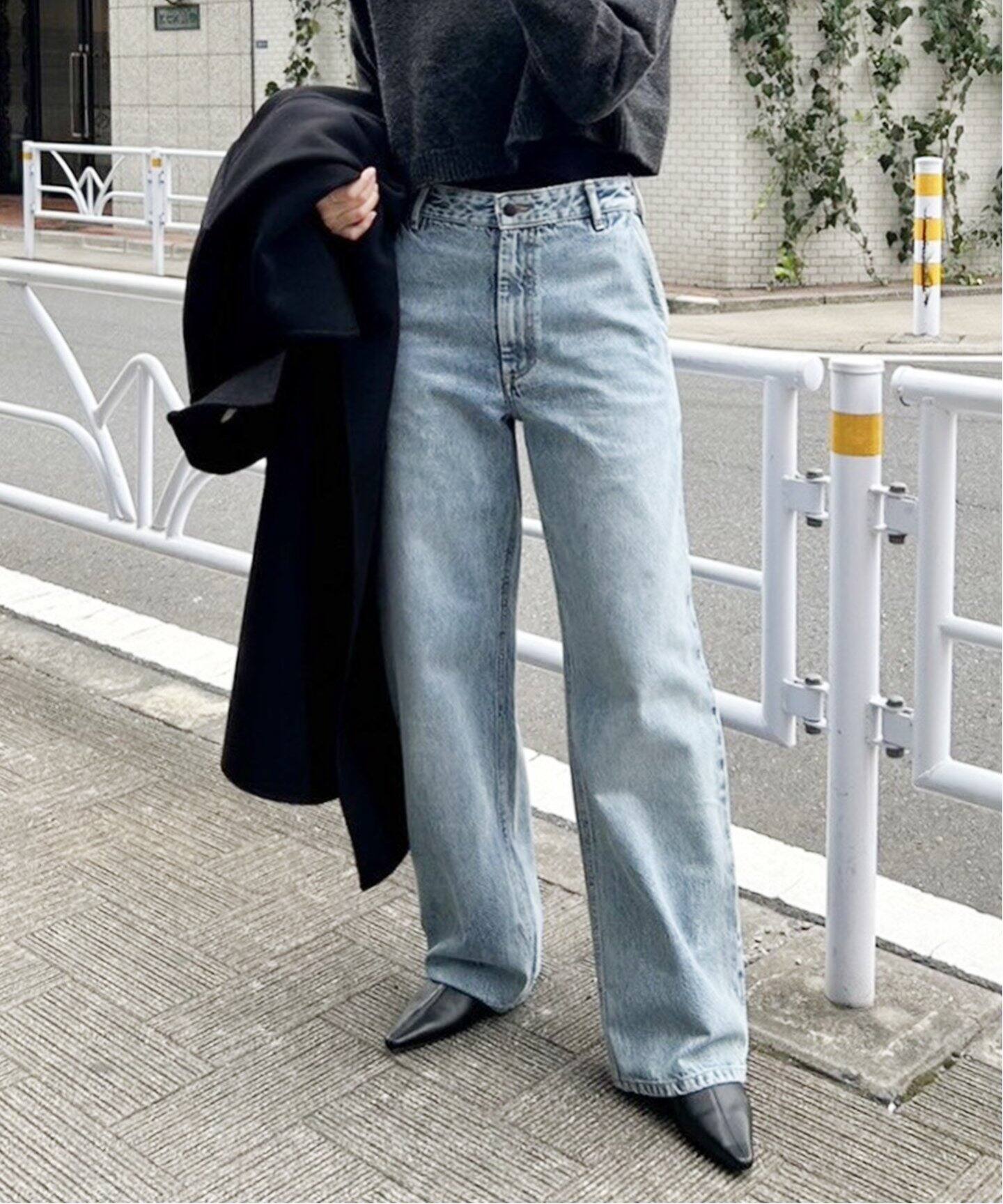 KALLMEYER/カルメイヤー】WIDE LEG COLUMN JEANS デニム（デニムパンツ 