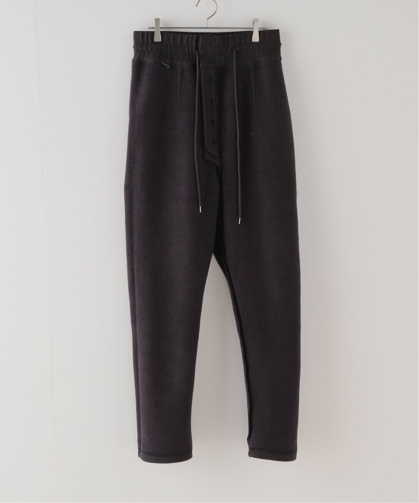 SEEALL/シーオール】 YAK TERRY BUTTON SWEAT パンツ（スラックス 