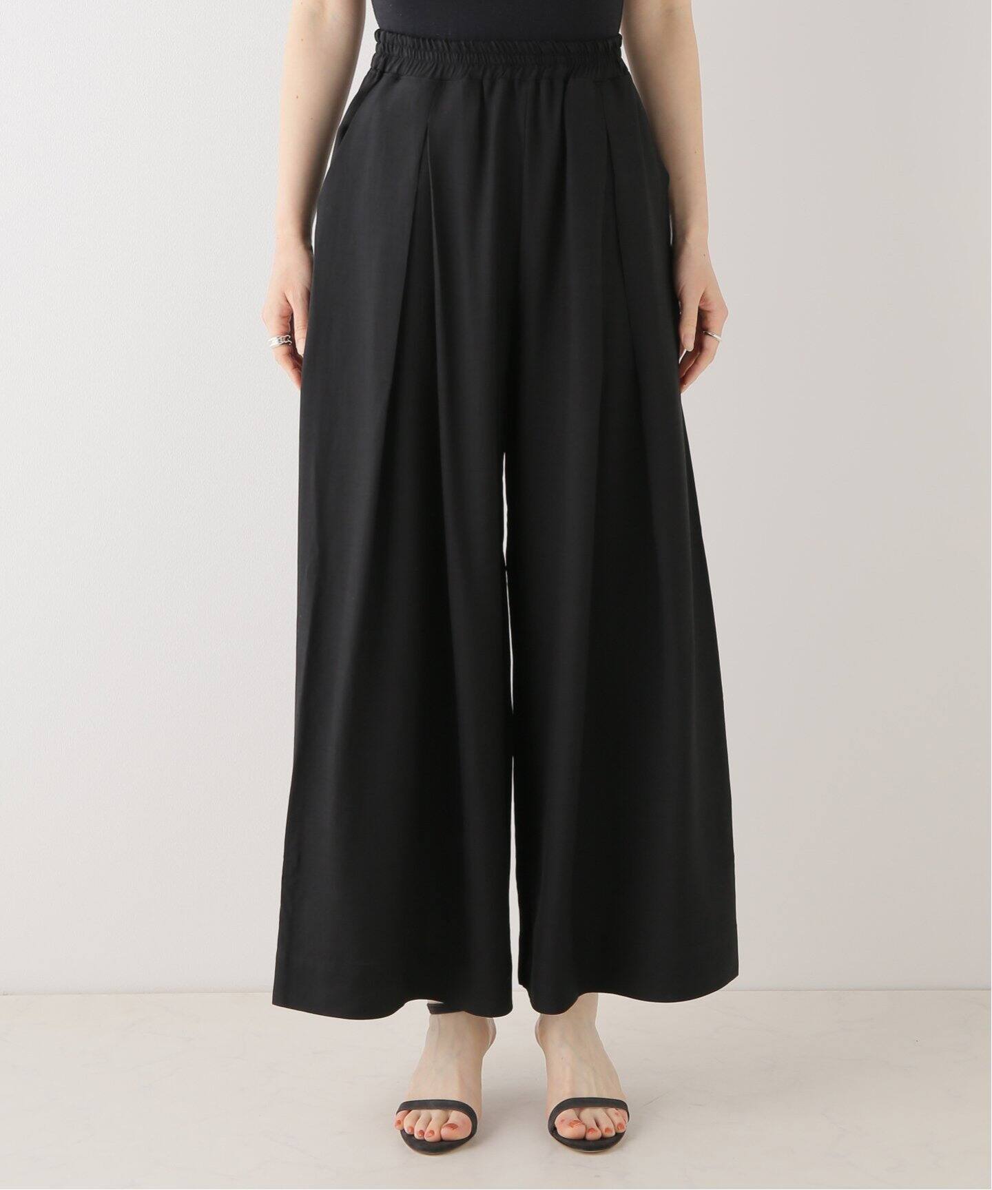 NEARBYME/ニアーバイミー】 SILKY WIDE パンツ（その他パンツ）｜Plage  