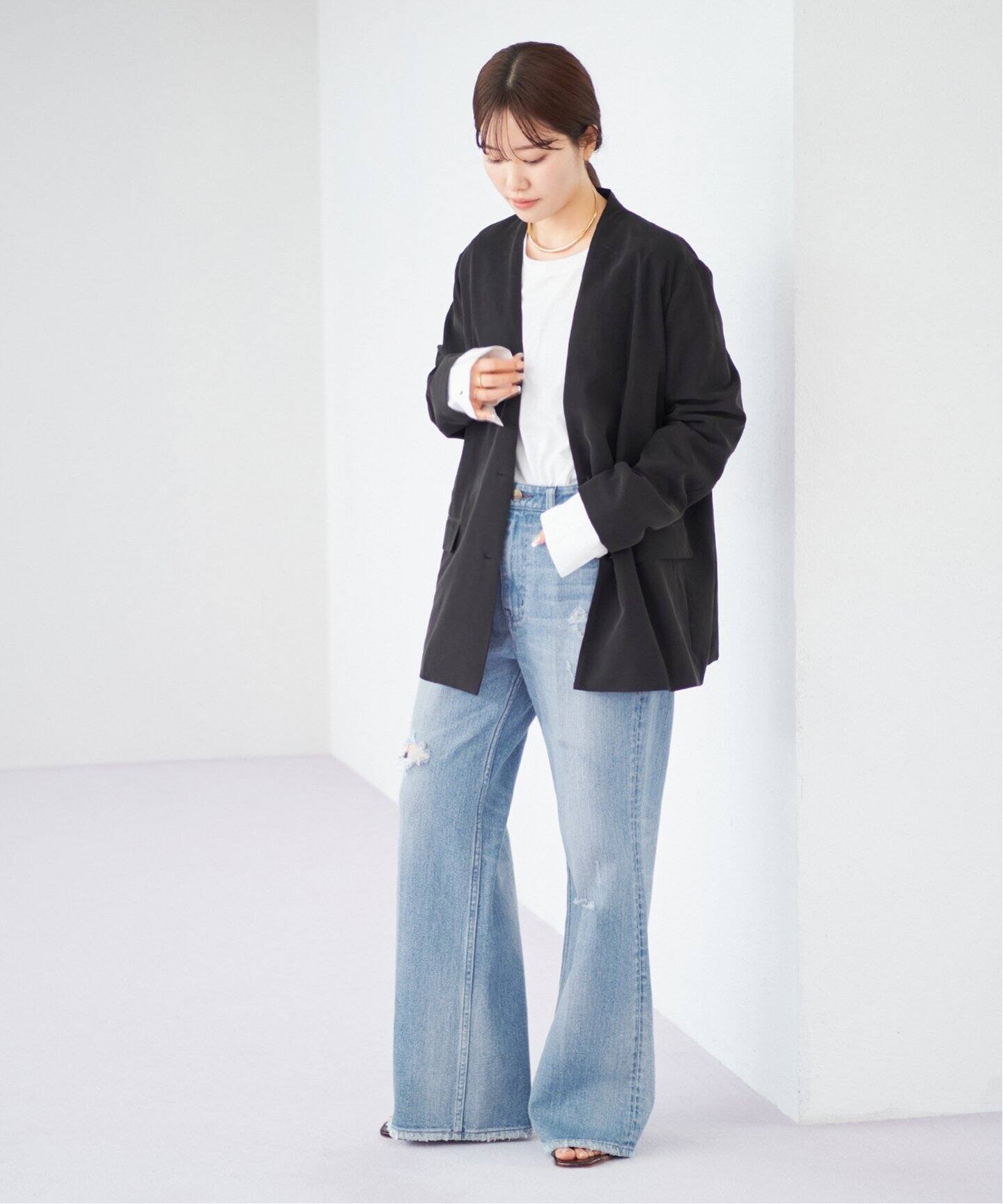 Healthy denim/ヘルシーデニム】 別注 CLASH デニムパンツ（ブルー  