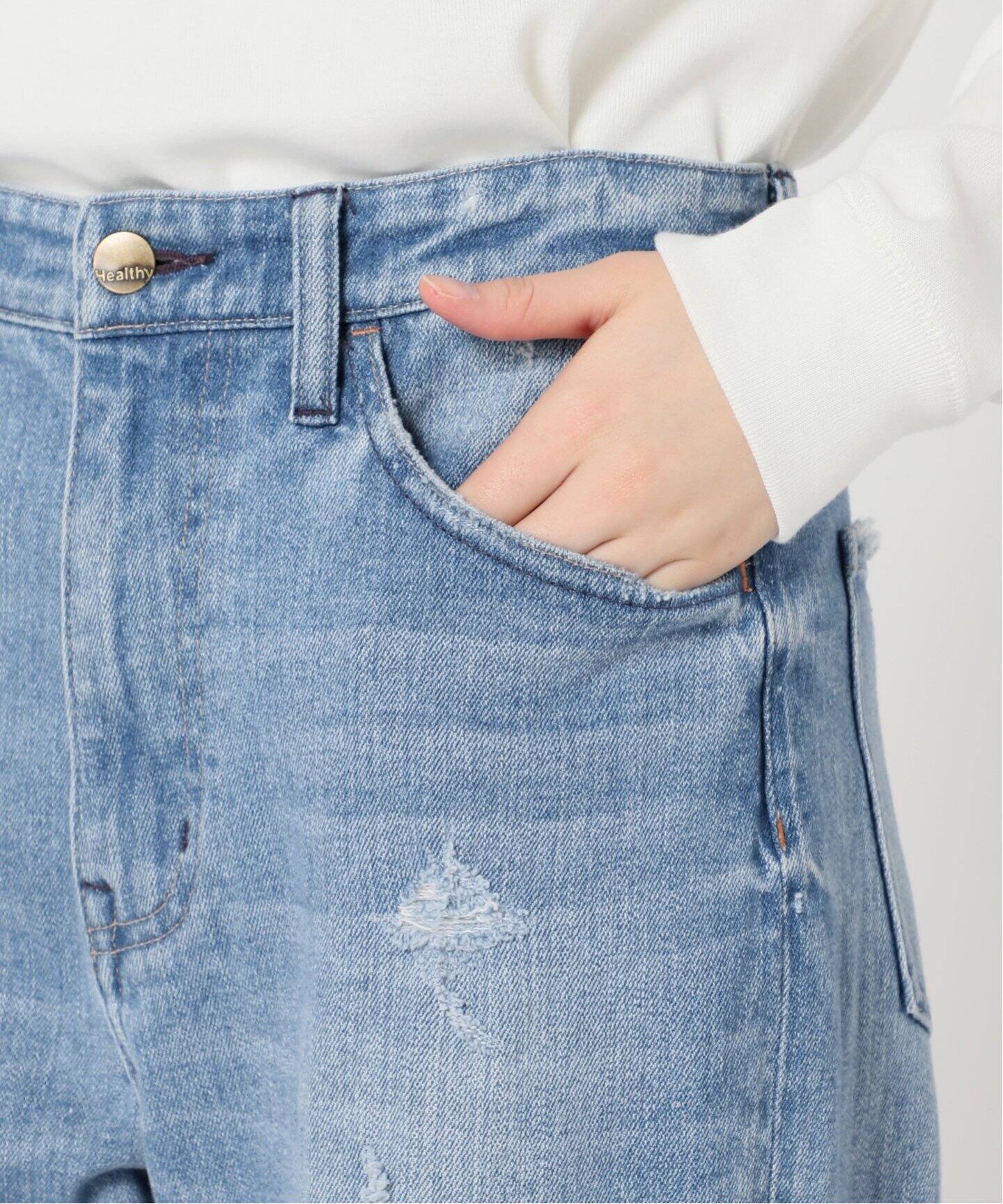 Healthy denim/ヘルシーデニム】 別注 CLASH デニムパンツ  