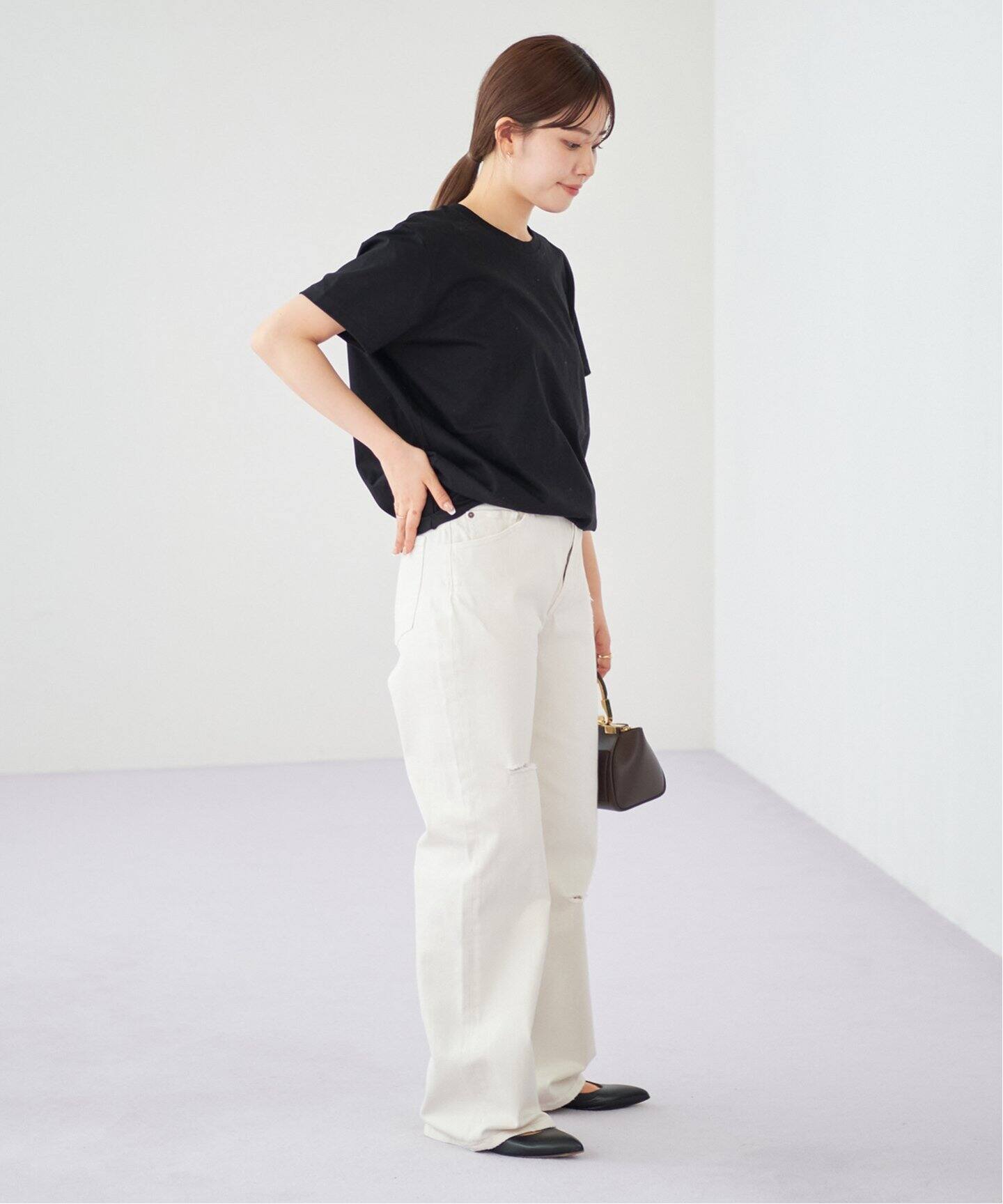 Healthy denim/ヘルシーデニム】 別注CLASH W デニムパンツ（ホワイト 