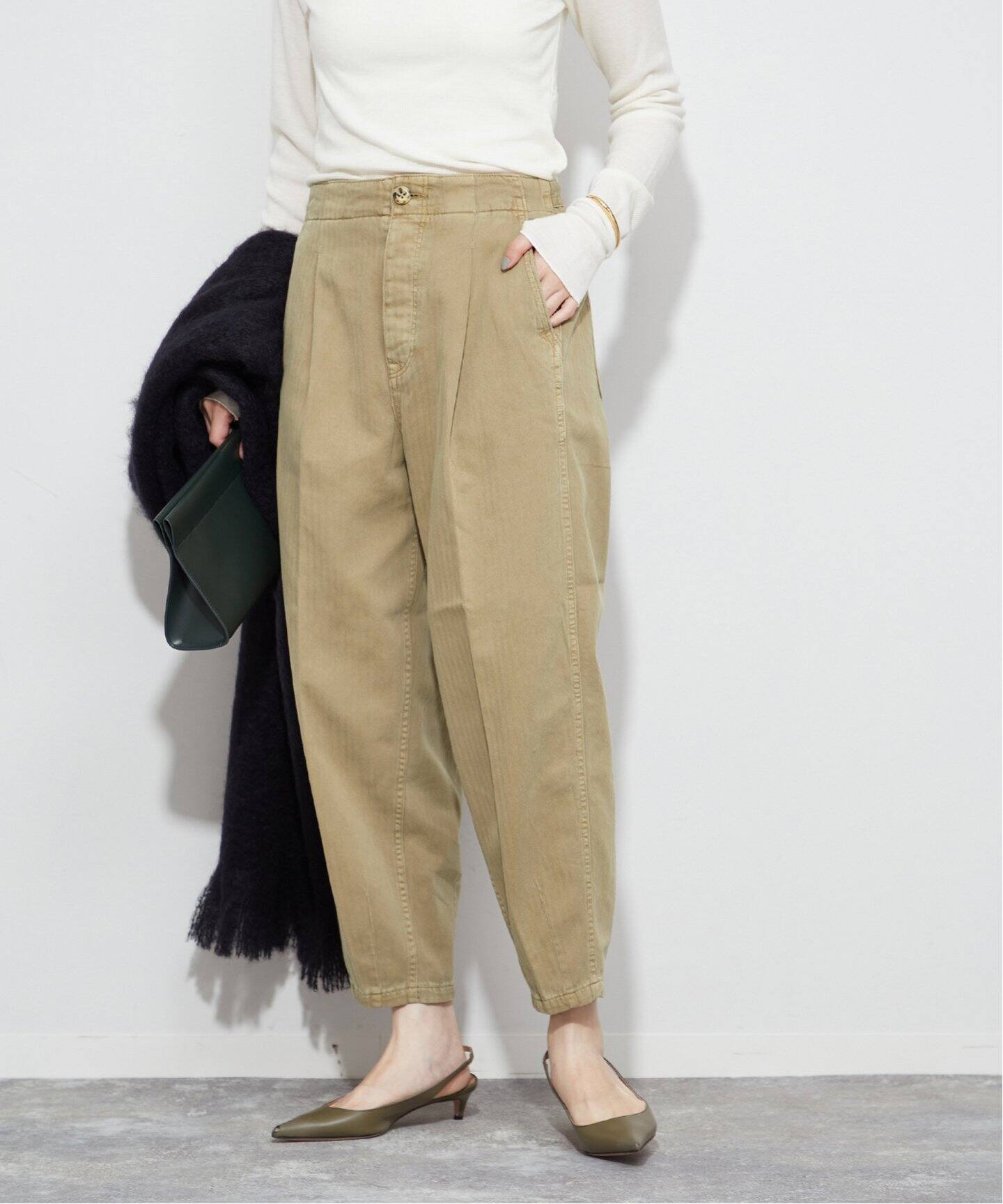 POLO RALPH LAUREN / ポロ ラルフ ローレン】 RBKA PT-CROPPED-FLAT 