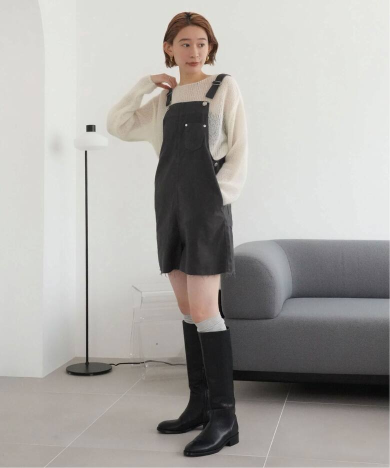 SLOBE citron. スウェーディサロペットショーツ（サロペット  