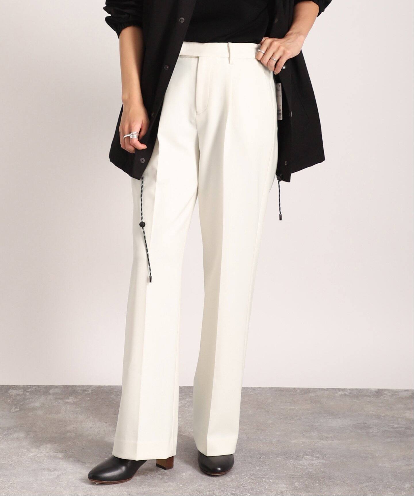 追加》ダブルクロスストレッチパンツ（スラックス）｜VERMEIL