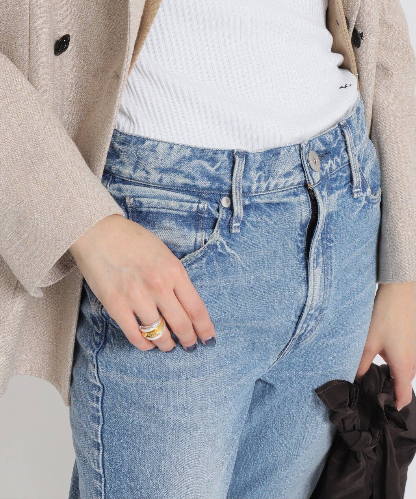 upper hights/アッパーハイツ】別注 THE HI-RISE LIPSTICK（デニム  