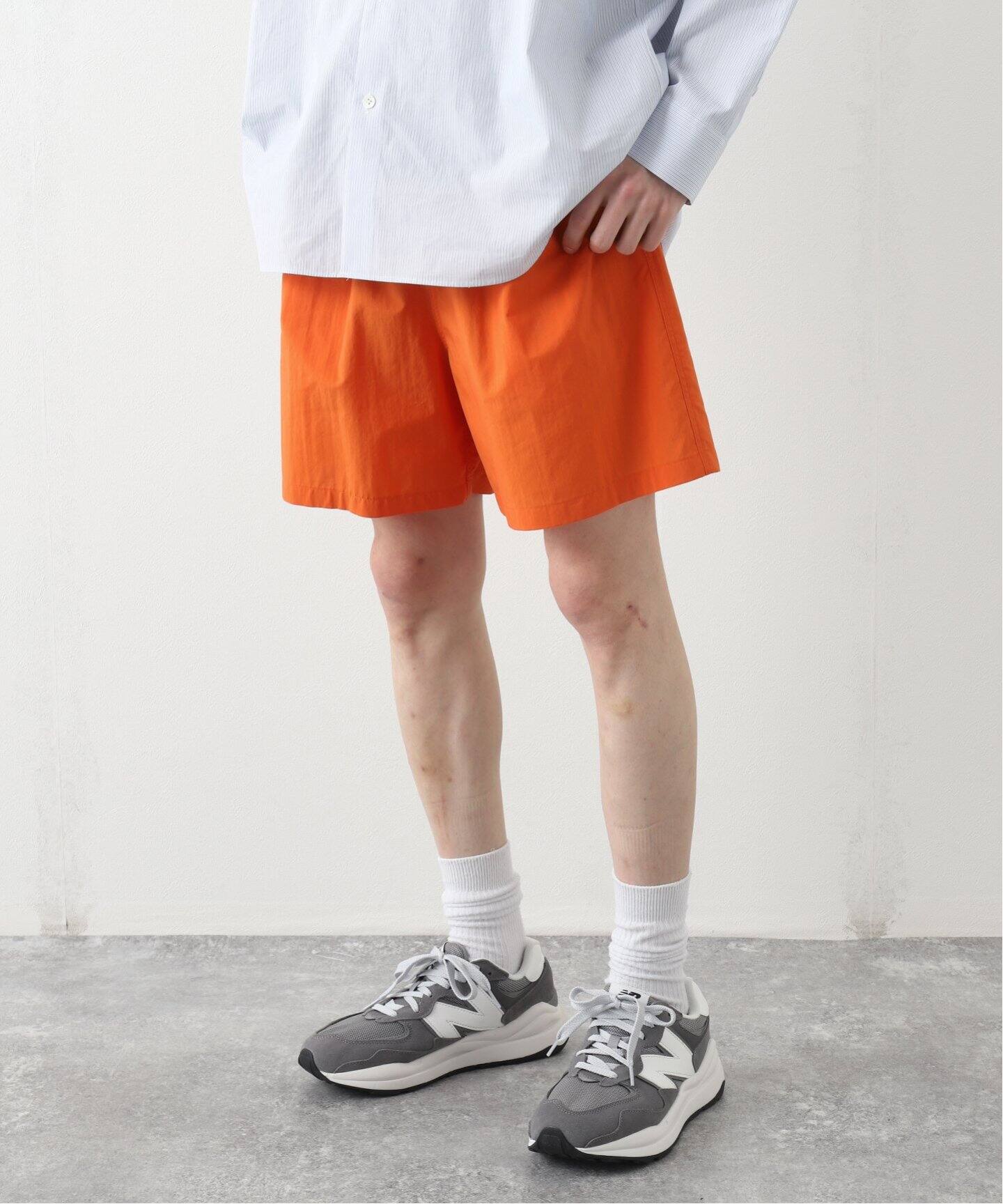 AURALEE / オーラリー】WASHED COTTON NYLON EASY SHORTS（ショート  