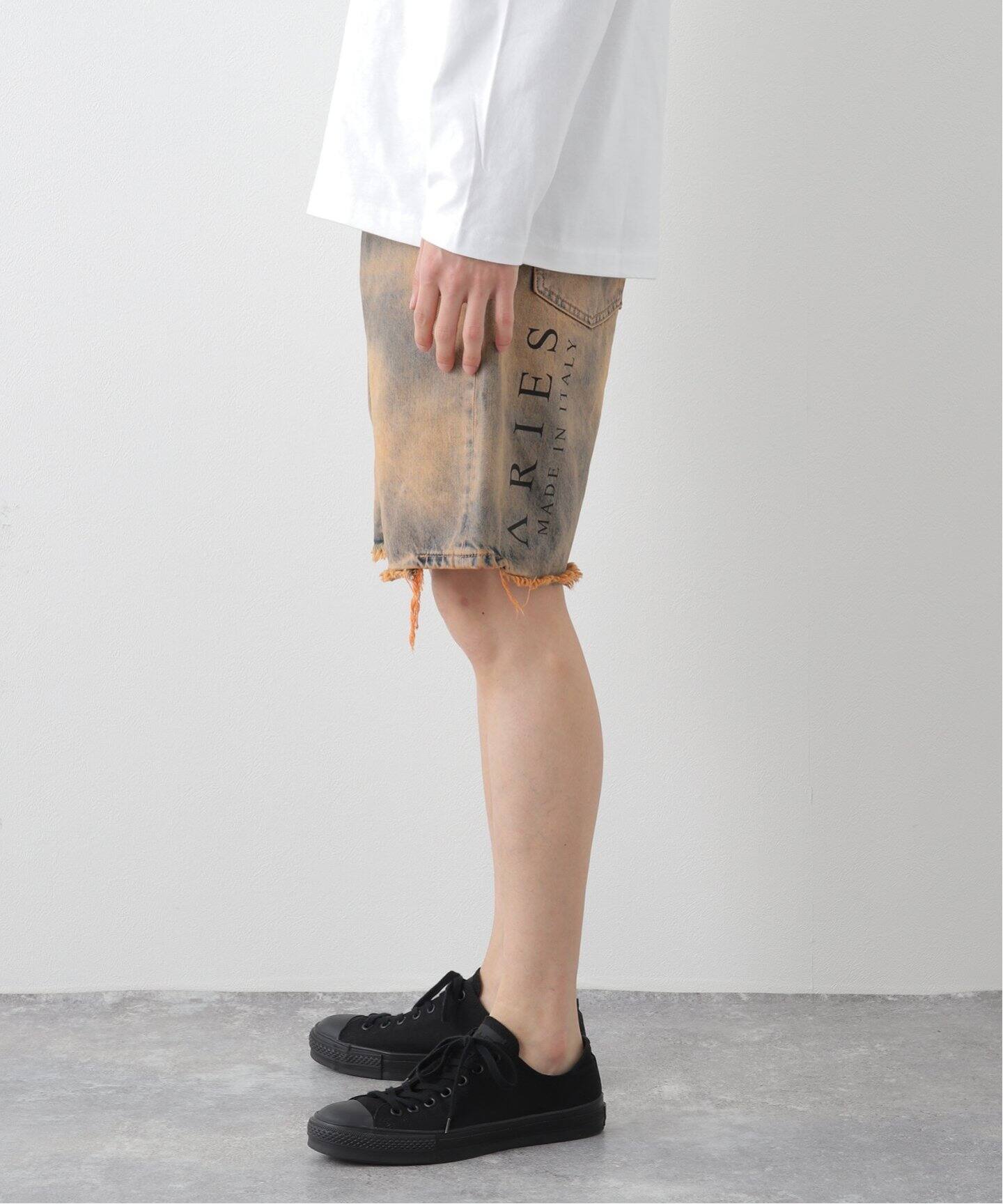 ARIES / アリーズ】ACID WASH DENIM SHORT（ショート・ハーフパンツ  