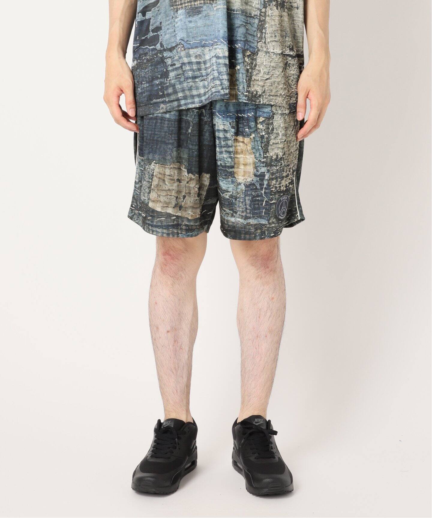 Poggy × Paris Saint-Germain】PSG PLJ BORO PRINTED SHOWA SHORTS 