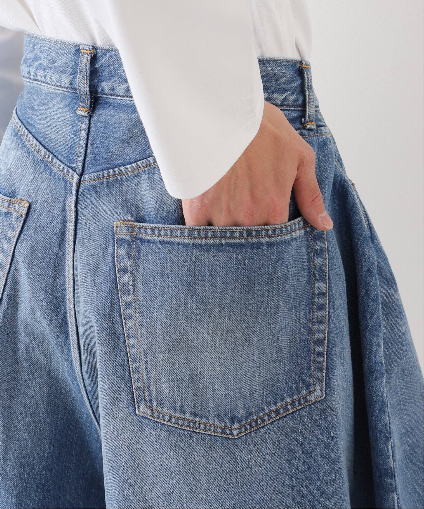 CLASS / クラス】12oz DENIM AGING FINISH（ショート・ハーフパンツ 