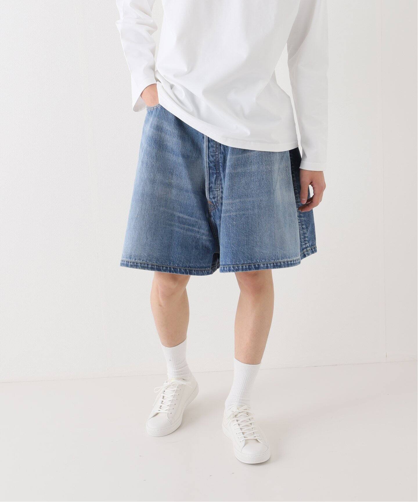 CLASS / クラス】12oz DENIM AGING FINISH（ショート・ハーフパンツ 
