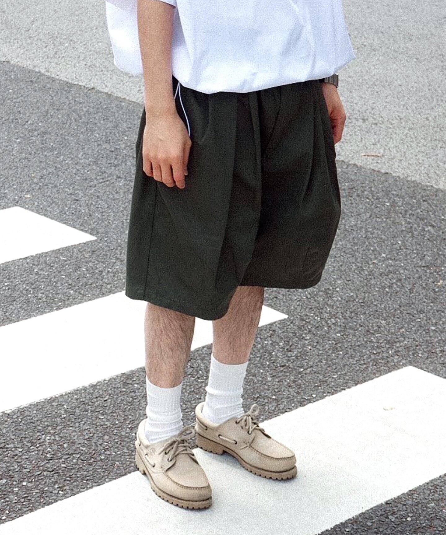 is-ness / イズネス】BALLOON EZ SHORT PANTS（ショート・ハーフパンツ 