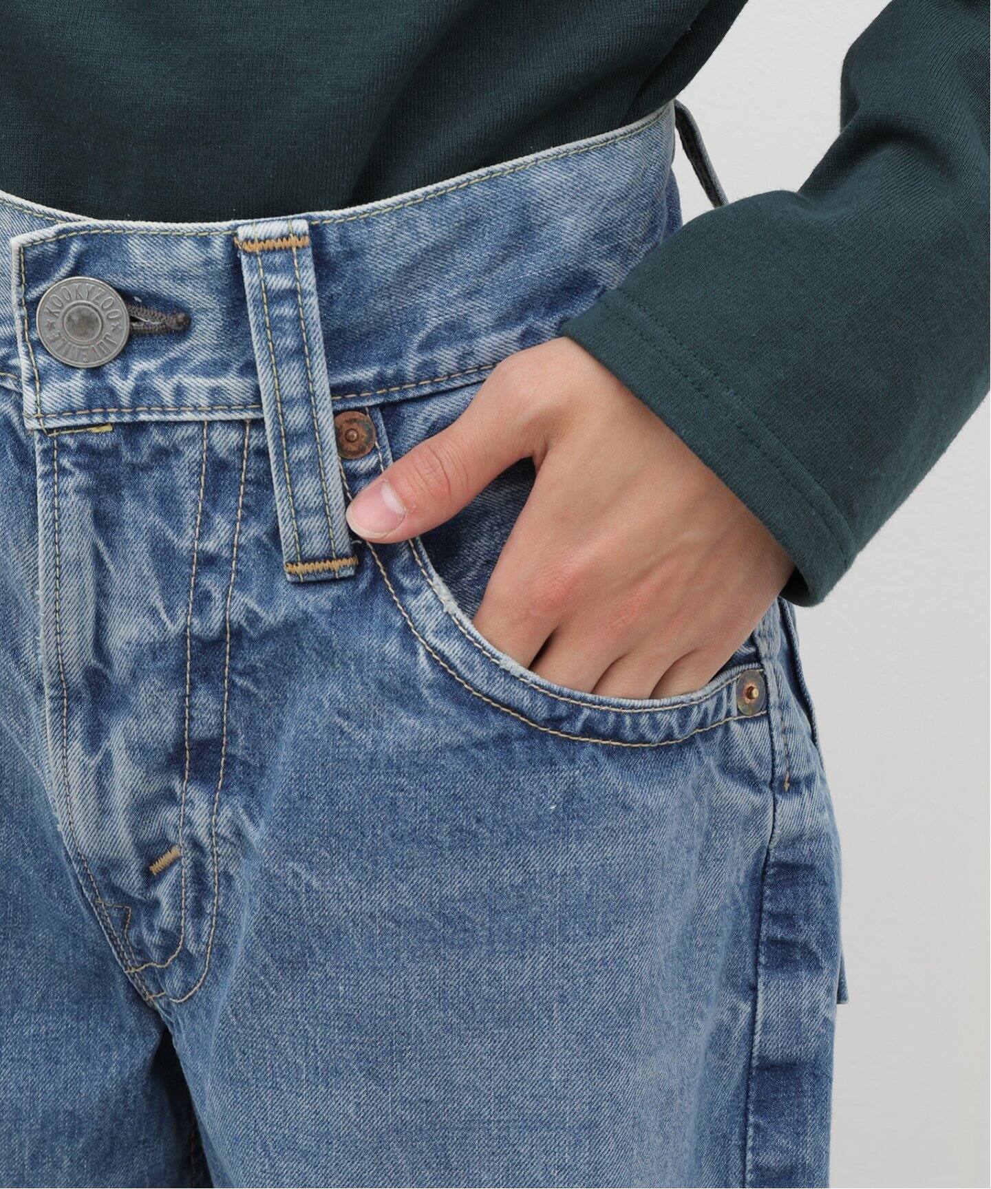 KOOKY ZOO/クーキー・ズー】別注 JUVENILE DENIM SHORTS（ショート 