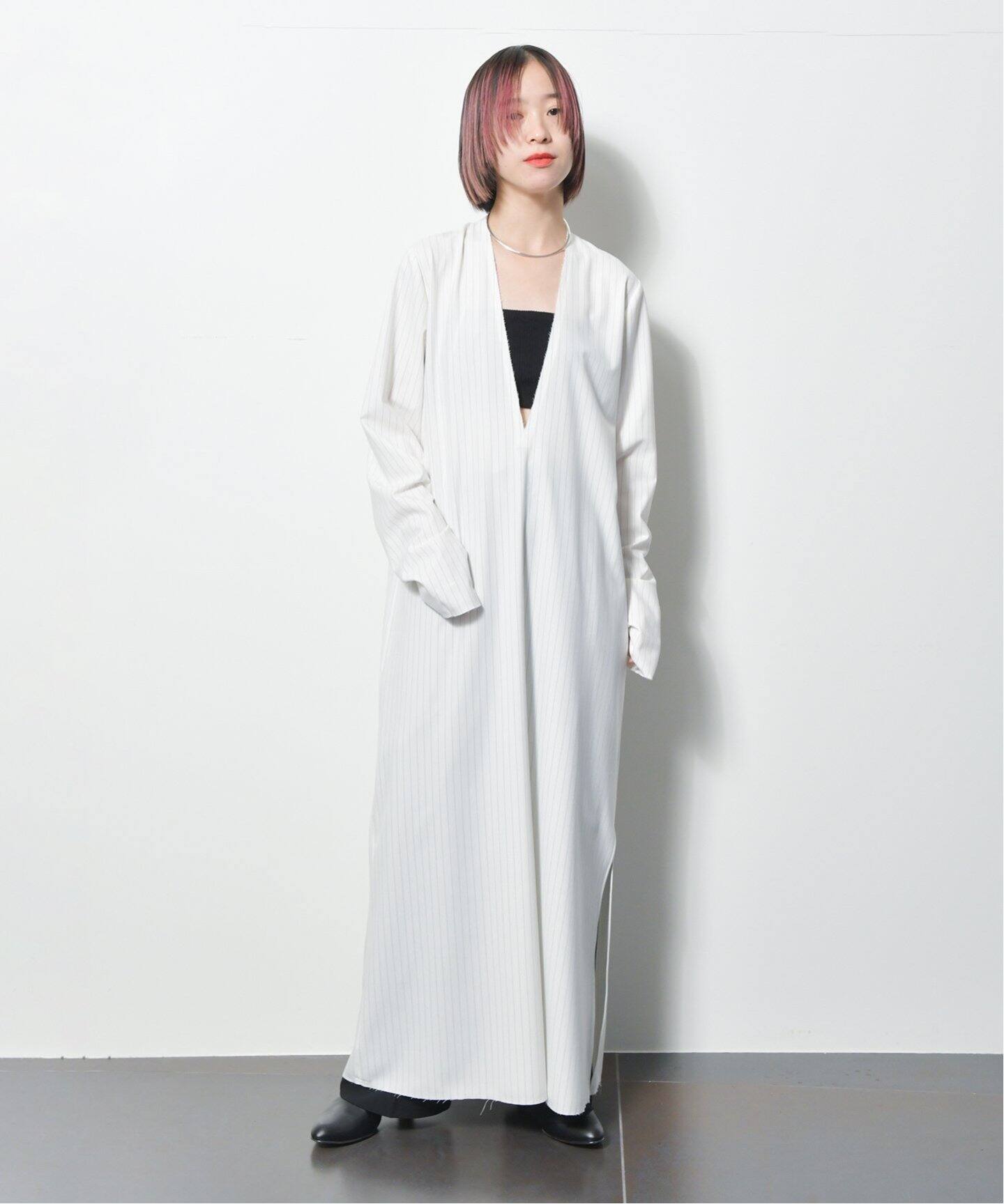 V NECK LEAN DRESS：ワンピース（ワンピース）｜CITYSHOP（シティ  