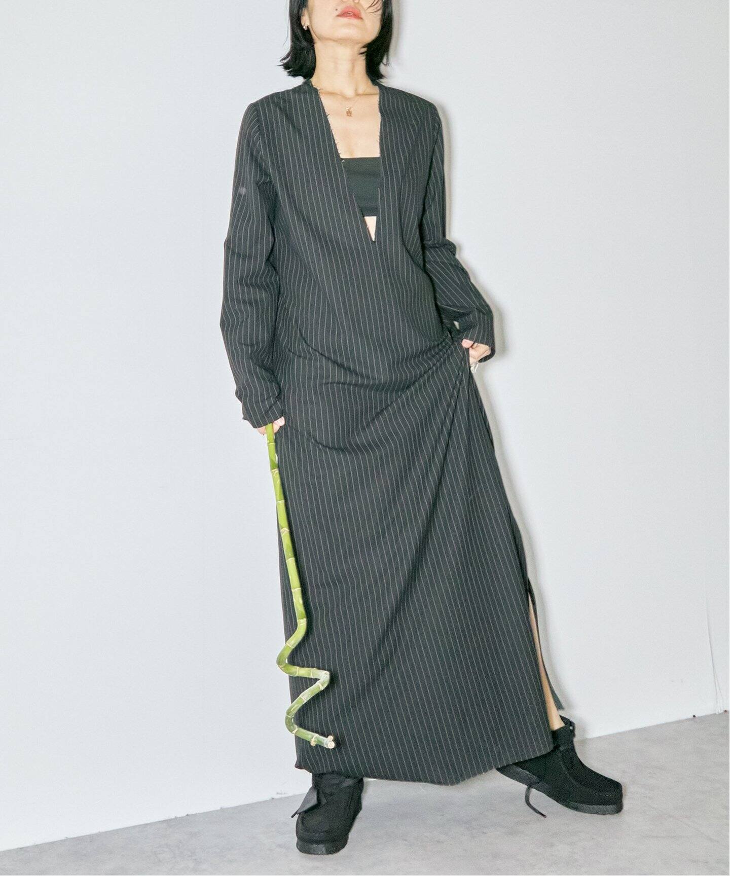 V NECK LEAN DRESS：ワンピース（ワンピース）｜CITYSHOP（シティ  