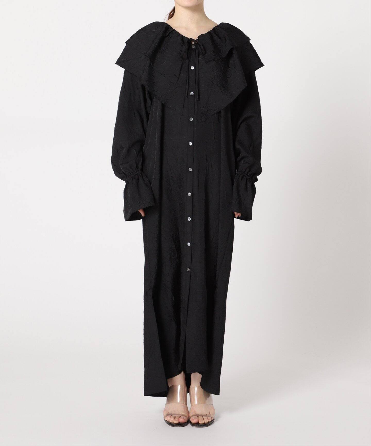 W COLLAR WRINKLE DRESS：ワンピース（ワンピース）｜CITYSHOP（シティ  