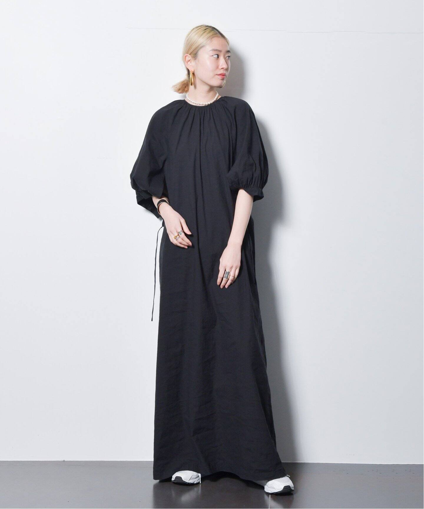LINEN MIX MAXI DRESS：ワンピース（ワンピース）｜CITYSHOP（シティ  