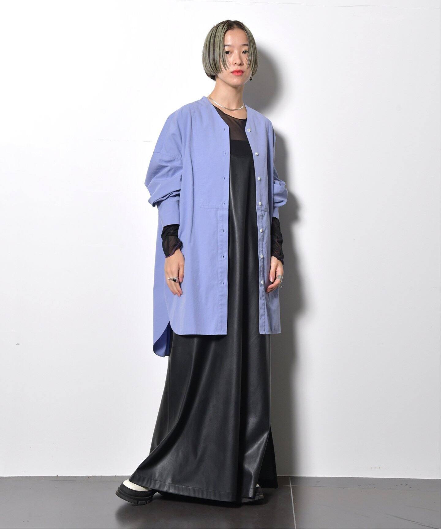 FAUX LEATHER DRESS 2：ワンピース（ワンピース）｜CITYSHOP（シティ  