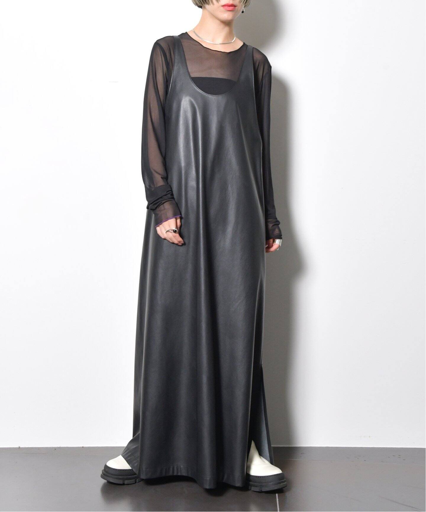 FAUX LEATHER DRESS 2：ワンピース（ワンピース）｜CITYSHOP（シティ  